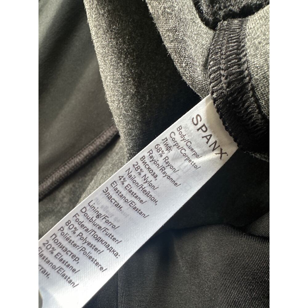 SPANX Ankle Ponte Leggings Gray Heather Charcoal Size Large - Picture 7 of 8